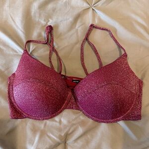 Triangl bathing suit. Burgundy shimmer bikini. Like new.